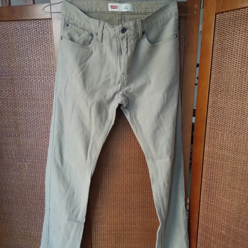 Levi's 511 slim tan jeans